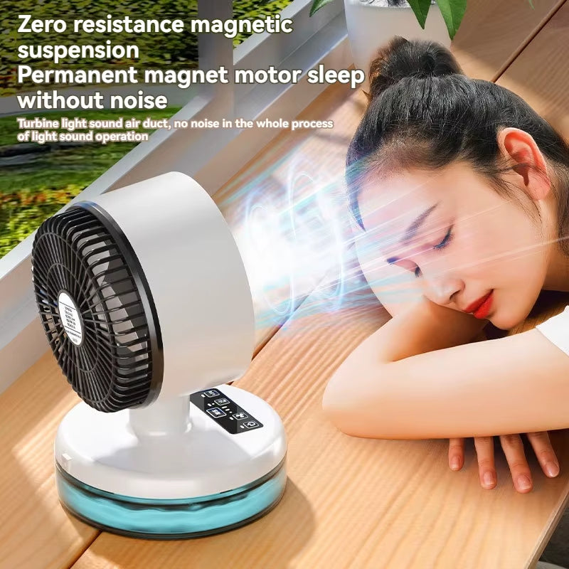 Spray Cooling Fan Mini Electric Fan Household Desktop Spray Atomizing Fan Portable Mobile Mini Humidification Fan